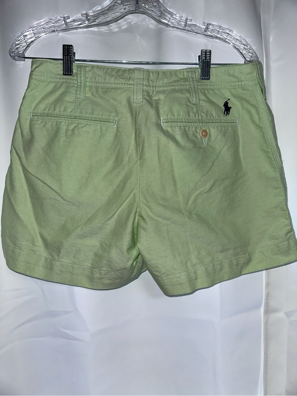 Polo by Ralph Lauren Light Green Cotton Chino Shorts - Picture 2 of 6